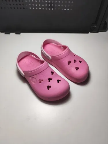 Crocs Infantil Original Mickey Mouse Rosa Tamanho 27/28 BR - Bom Estado