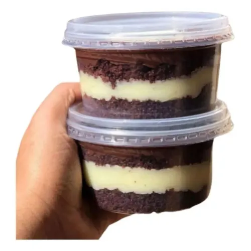 Sobremesa no pote 