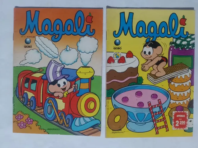 MAGALI LOTE DE(12) - ED. GLOBO, PANINI