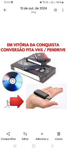 Transferência VHS para o Pen-drive 