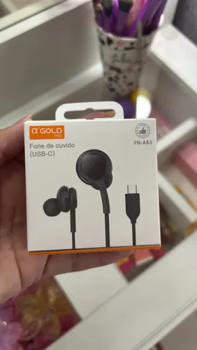 Fone de Ouvido USB-C a'GOLD Pro FN-A83 Novo Lacrado