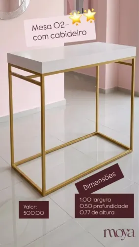 Mesa com cabideiro para loja (feito sob medida novo )