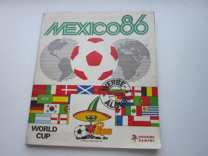 Álbum Panini México 86 - Copa do Mundo 1986 - Completo