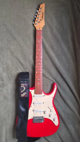 Guitarra Elétrica Austin Stratocaster Vermelha + Bag + Correia