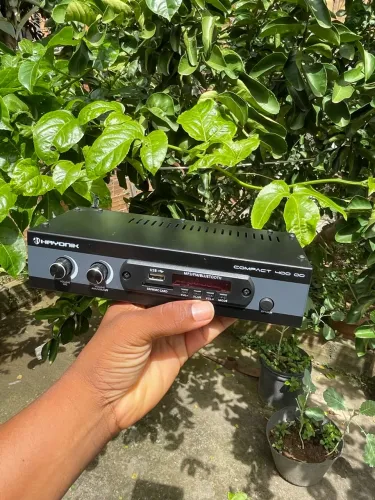 HAYONIK, Amplificador 4 canais, Entrada Óptica, 40W RMS