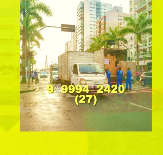 Frete urgente! Transporte rápido e seguro para sua mudança! Agende já!