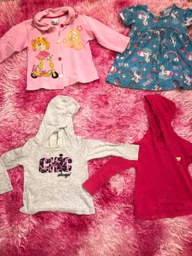 Kit blusas meninas 1,2 e 3 anos PROMOÇÃO