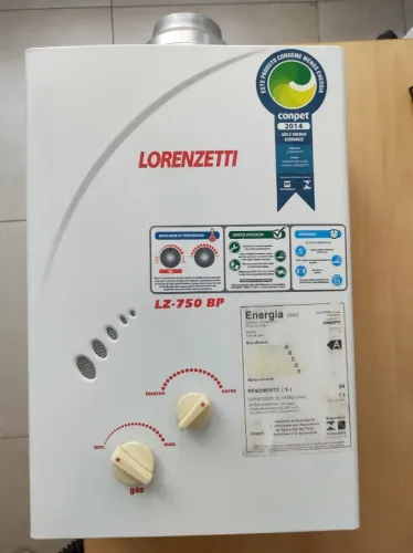 Aquecedor Lorenzetti LZ-750 BP Gás Natural