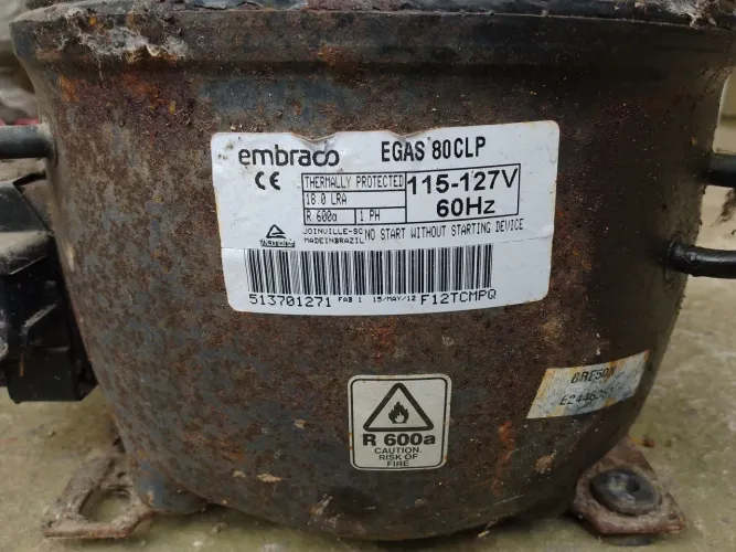Motor de geladeira  110wolts