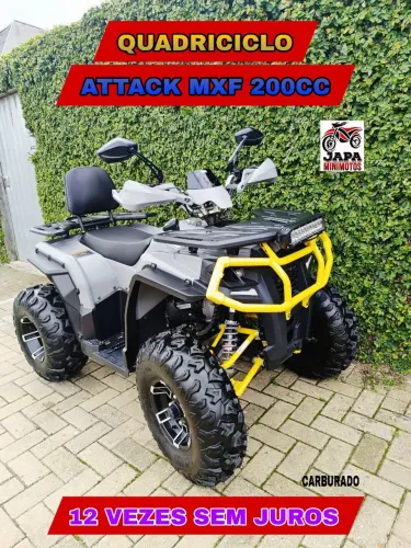 QUADRICICLO ATTACK MXF 200CC EM 12 VEZES SEM JUROS
