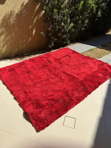 Tapete Vermelho Quadrado