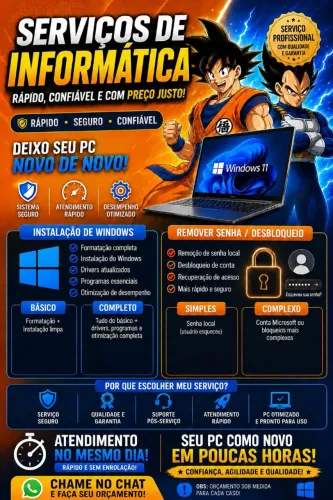 Formatação / Leia a descrição.