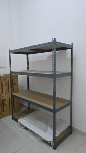Estante (metal e madeira) modular