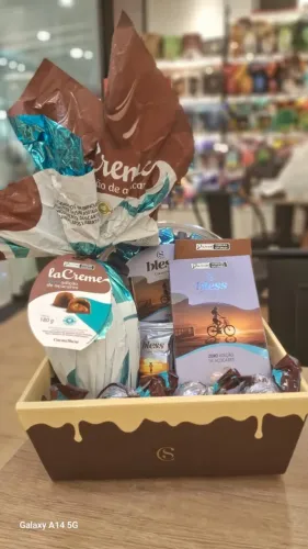 Cesta de Chocolates Cacau Show Zero açucar