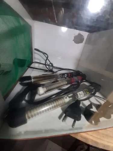 AQUÁRIO DE PISO, FILTROS E TERMOSTATOS