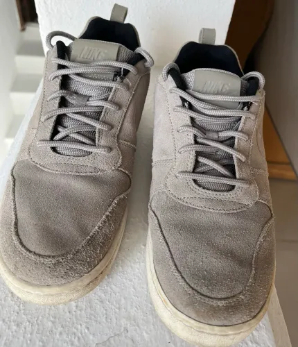 Nike Masculino Camurça Cinza - Estilo Casual (Original) TAM 40