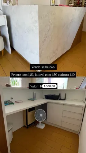 Balcão para recepção