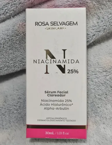 Sérum facial clareador niacinamida skin care rosa selvagem 30ml