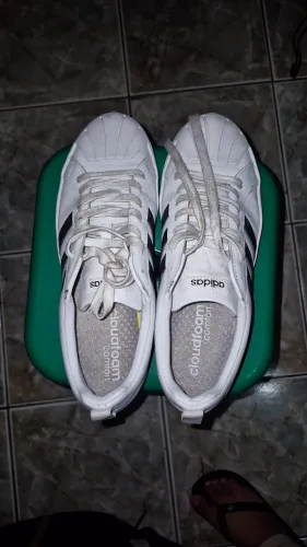 Tênis Adidas Streetcheck Original Tam 42 - Branco e Preto