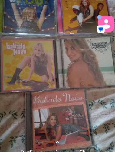 Coleção completa de cds originais Claudia Leite