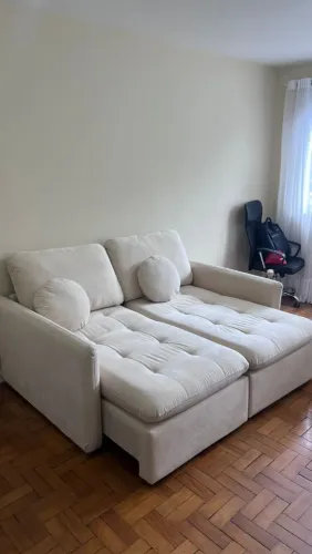 Sofá suede 1,80mts. Apenas 3 meses de uso.