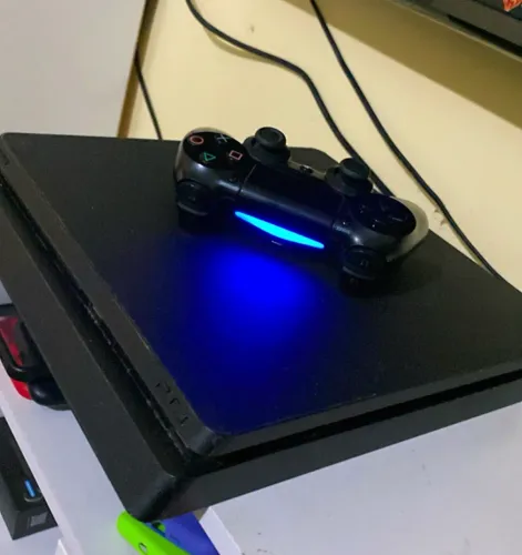 Ps4 slim 4 jogos completo ssd 