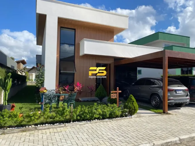 CASA À VENDA COM 3 SUÍTES | CONDOMÍNIO MONTE DAS CEREJEIRAS | BANANEIRAS-PB REF: 123