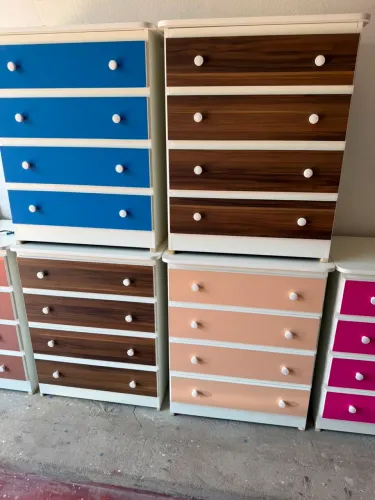 Cômodas Novas MDF 4 Gavetas (Entregamos)