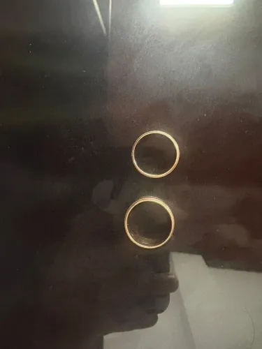 Aliança Rommanel banhada a ouro 18k Cód. 510916