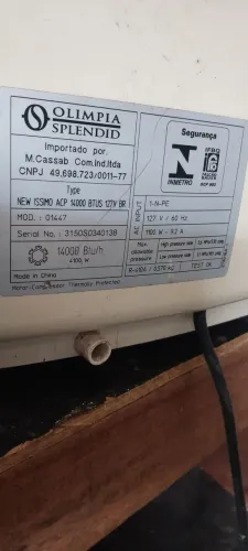 Ar condicionado portátil Olímpia 14000 btus