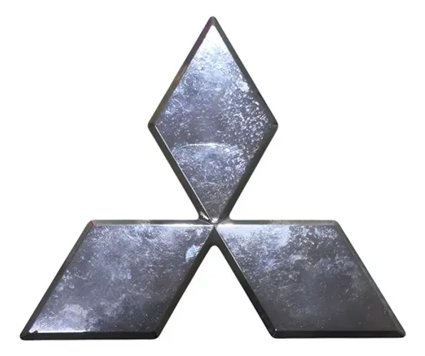 Emblema 971712 Mitsubishi Outlander Airtrek 2004 A 2008 Cromado