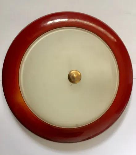 Plafon De Teto Em Madeira / Dimensões : 24 Cm