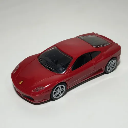 Ferrari F430 Shell V-Power, plástico rígido injetado, 11,5 cm (escala 1:38)