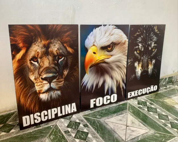 Kit de Quadros em Placas TAM A3