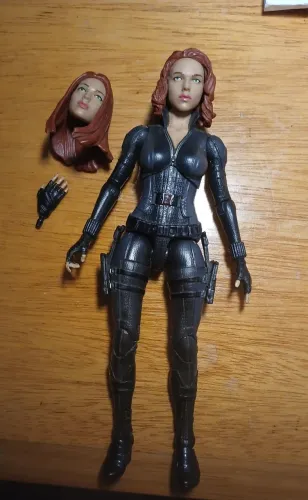 Marvel legends Viúva Negra ( Capitão América 2 O Soldado Invernal ) 2014