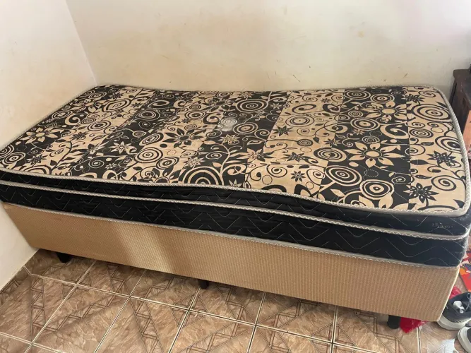 Cama solteiro completa