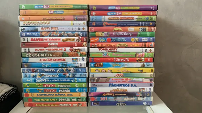 DVD?s infantis - Lote com 40 dvd?s diversos