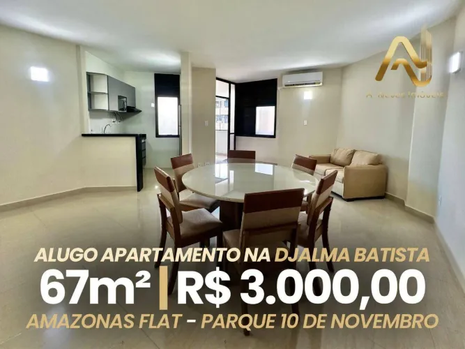 APARTAMENTO MOBILIADO COM 1 QUARTO PARA ALUGAR - Amazonas Flat, Parque 10