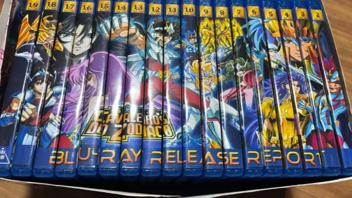Box Blue Ray Box Coleção Os Cavaleiros Do Zodiaco
