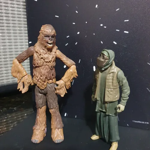 Kit Star Wars Chewbacca + Unkars Thug + Base