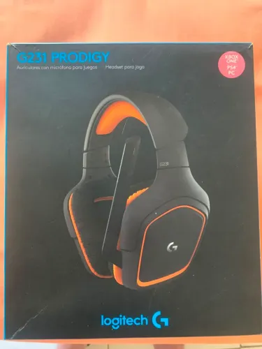 Headset Gamer Logitech G231 Prodigy + Caixa - Funciona 100%