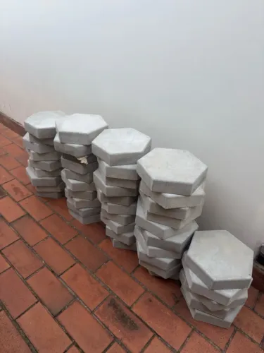 Paver de concreto - piso de concreto para jardim 