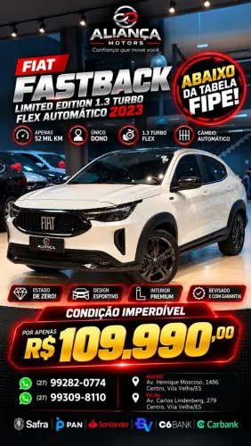 Fiat Fastback Limited Ed.1.3 270 T.flex Aut. 2023