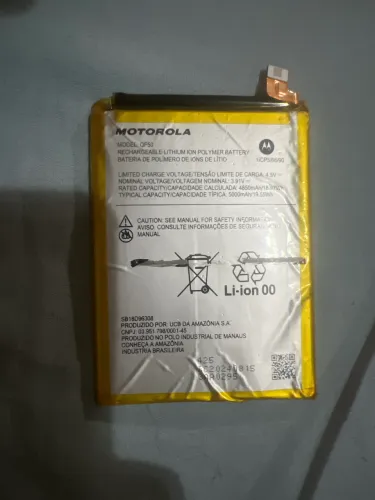 Bateria Motorola Moto G04 / GO4S / Moto G24 / Moto G34 (QF50) Original Cinza Claro