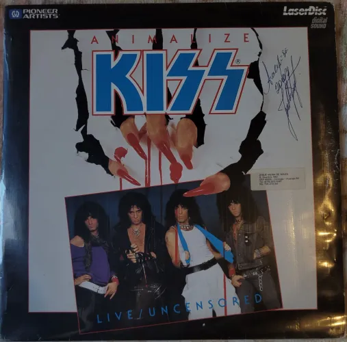 Laserdisc Raro Kiss Animalize 