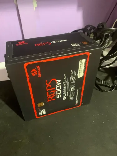Fonte reddragon 500w 80plus