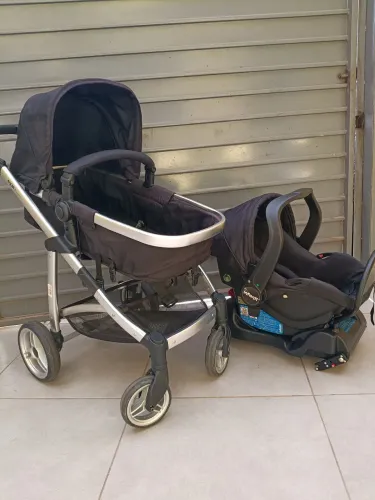 Travel system epic lite infanti (carrinho, bebê conforto e isofix)