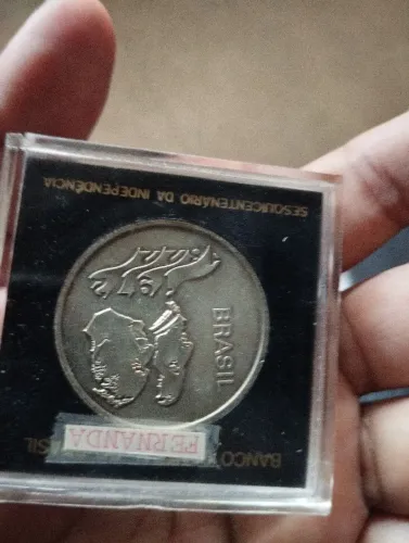 Moeda de 20 cruzeiro 1972