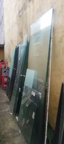 Vários vidros temperados portas e janelas incollor 6mm temperado