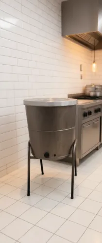  Fritadeira Água-Óleo Elétrica_usada